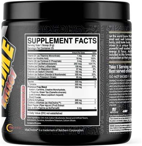gamersupps ingrédients.